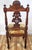 Pair Antique Italian Renaissance Carved Walnut Angels & Griffon Side Chairs For Sale - Image 17 of 18