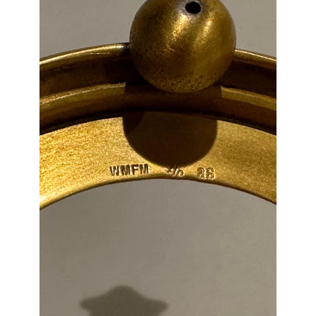 Late 19th Century WMF Gilt and Painted Glass Covered Box For Sale In New York - Image 6 of 6