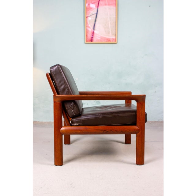 Mid-Century Modern Mid-Century Teak Lounge Chairs by Sven Ellekaer for Komfort, 1960s, Set of 2 For Sale - Image 3 of 18