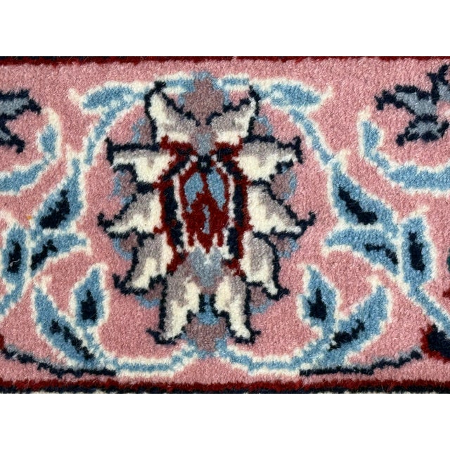 2ft 6 in × 12ft Persian Style Floral Wool Runner Rug For Sale - Image 11 of 12