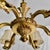 Metal Vintage Swedish Grace Brass Six-Arm Chandelier, 1930s For Sale - Image 7 of 14