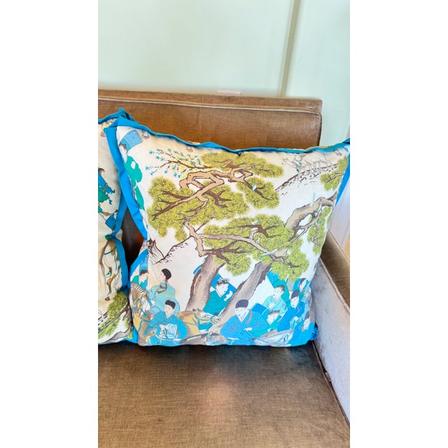 2020s Manuel Canovas Dara Pillow- Pair For Sale - Image 5 of 11