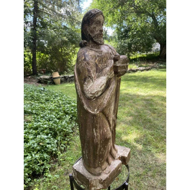 Early 19th Century Early 19th Century European Santos Figure For Sale - Image 5 of 10