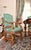 French Armchairs and Chairs in Oak, Set of 6 For Sale - Image 3 of 8