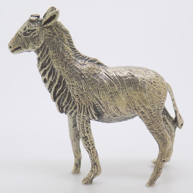 Vintage Italian Handmade Silver Goat Figurine, Florence, 1950s For Sale - Image 10 of 10