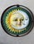 Metal Plaster Painting Sun Moon Rusty Weathered Steel Round (After Sergio Bustamante) For Sale - Image 7 of 18