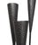Art Deco Vintage Brutalist Rustic 3 Head Candleabra Hammered Iron 18" For Sale - Image 3 of 12