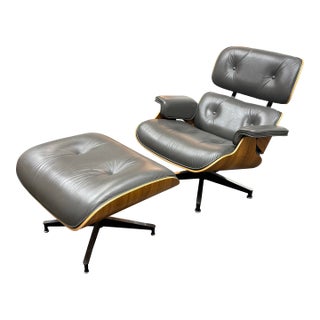 Charles & Ray Eames for Herman Miller Eames Lounge Chair + Ottoman For Sale