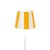 2020s Zafferano Ceramic Yellow Striped Shade for Poldina Micro Lido Lamp For Sale - Image 5 of 5