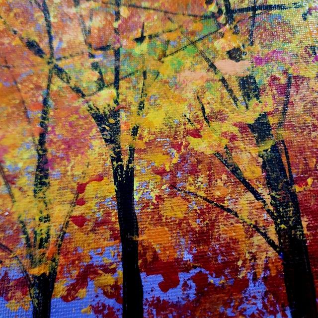 Impressionist Original Oil on Canvas Painting #4 For Sale - Image 4 of 8