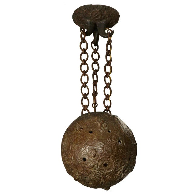 Vintage Moon Light Pendant by Robert Phandeve For Sale - Image 6 of 6