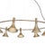 Raw Brass Megafon 9 Ceiling Lamp by Jesper Ståhl for Konsthantverk For Sale - Image 4 of 7