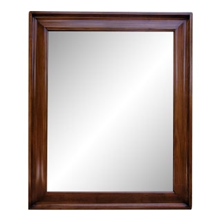 Vintage French Louis Philippe Solid Cherry Wall Mirror by Grange Furniture For Sale