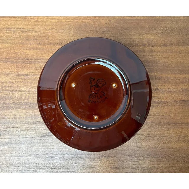 Vintage Ceramic Brasilia Series Bowl from Gallo, 1970s For Sale - Image 4 of 13