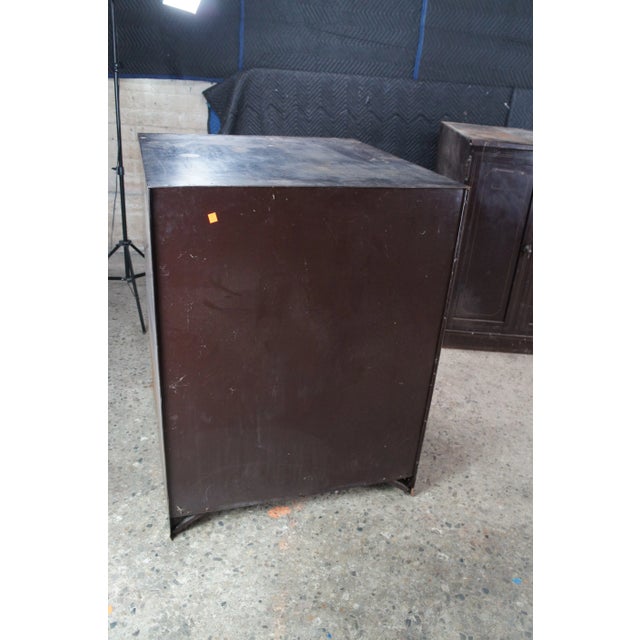 Antique NCR National Cash Register Industrial Iron Steel Safe Cabinets For Sale - Image 18 of 18