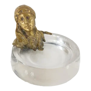 Austrian Vienna Figurative Bronze Ashtray