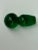 Emerald Art Glass Cruet: Vintage Emerald Green Crackle Glass for Olive Oil or Vinegar Cruet For Sale - Image 8 of 9