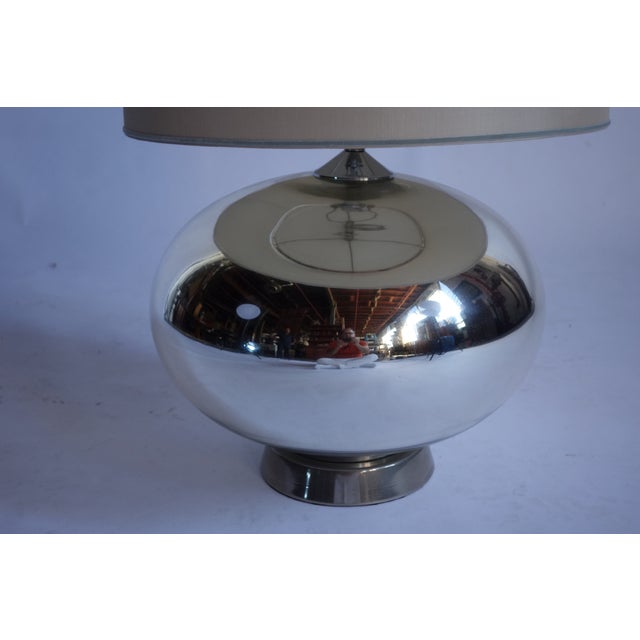 Mercury Glass Table Lamps - Pair For Sale - Image 9 of 9
