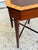 George III Flame Mahogany Work Table With Satinwood Band For Sale - Image 10 of 11