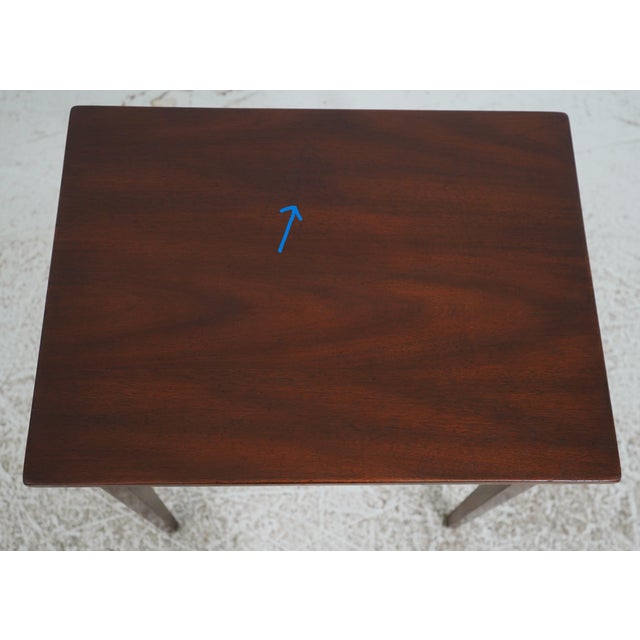 Wood Kittinger Colonial Williamsburg Walnut 1 Drawer Table For Sale - Image 7 of 18