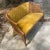 Goldenrod 1970s Mid-Century Modern French Settee For Sale - Image 8 of 8