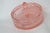 Mid-Century Modern Pink Depression Glass Etched Lidded Candy Dish 4631b For Sale - Image 3 of 17