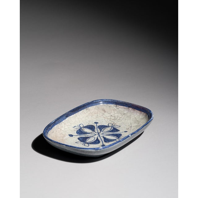 Mid-Century Danish Ceramic Plate by Michael Andersen and Marianne Starck, Bornholm, 1960s For Sale - Image 6 of 10