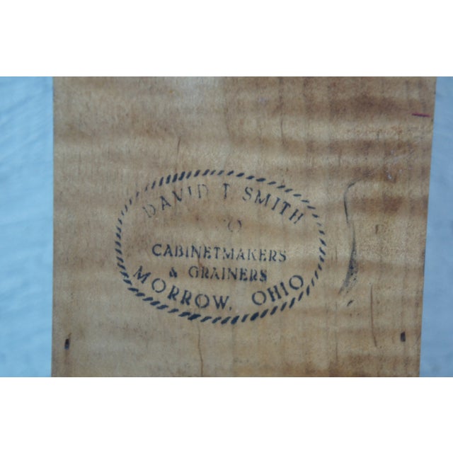 Vintage David T Smith Primitive Pipe Box W Drawer Match Stick Holder 16" For Sale - Image 12 of 13