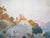 René Leverd, Switzerland, Sunset Over Bouveret, Watercolor For Sale - Image 4 of 8