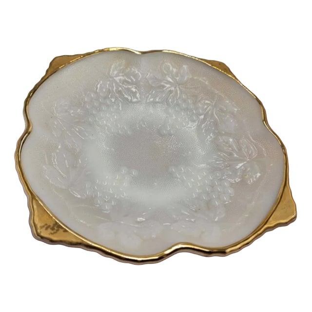Vintage Anchor Hocking Glass Serving Platter, 1960s For Sale