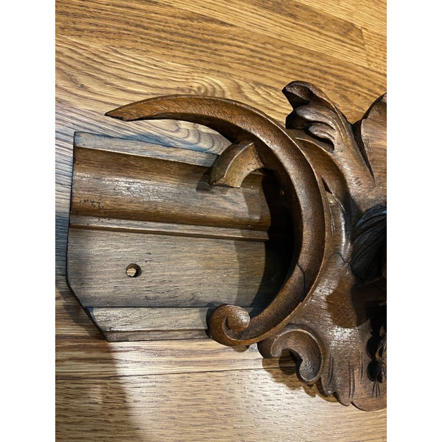 Equestrian Carved Wood Horse Head Architectural Salvage Wall Plaque For Sale In Indianapolis - Image 6 of 10