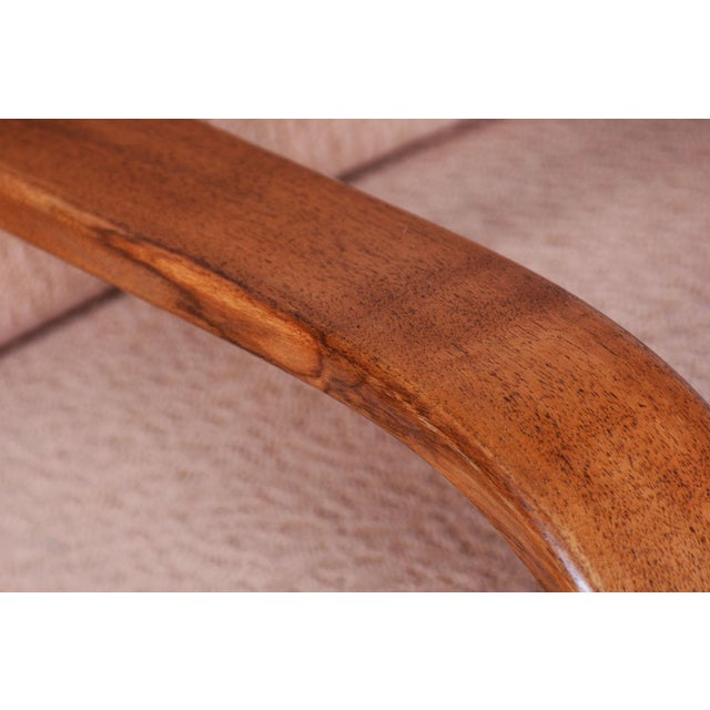 Art Deco High Gloss Reclining Armchair in Walnut, Czech, 1920s For Sale - Image 15 of 15