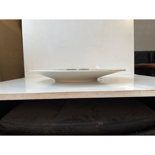 Black Hand-Painted Charger or Wall Plaque from Rosenthal Studio-Line, 1970s For Sale - Image 8 of 18