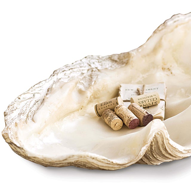 Coastal Regina Andrew Imperial Giant Clam Replica - Large For Sale - Image 3 of 6