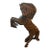 1990s Large Carved Wooden Horse Sculpture For Sale