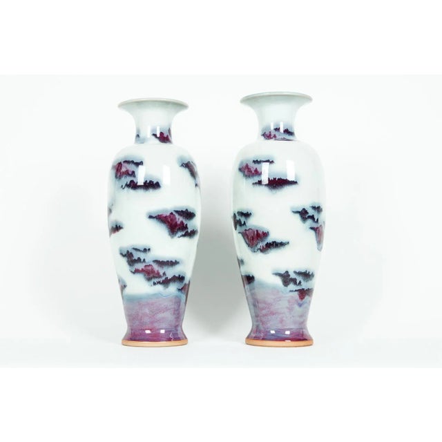 Mid-20th Century Asian Decorative Vases / Pieces - a Pair For Sale - Image 9 of 9