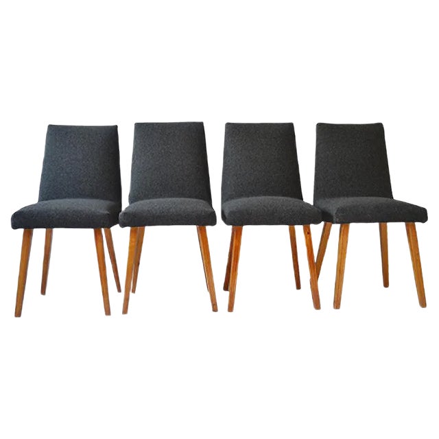 1326 Dining Chairs by Lejkowski & Lesniewski for Krakowskie Fabryki Mebli, 1962, Set of 4 For Sale
