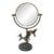 Brass and Marble Hummingbird & Flower Tabletop Vanity Mirror For Sale