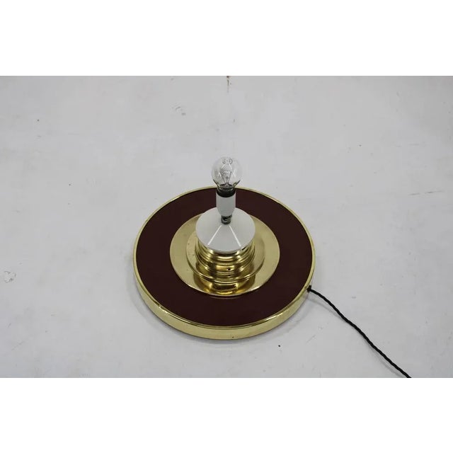 Large Blown Glass Floor Lamp, Former Czechoslovakia, 1950s For Sale - Image 9 of 10