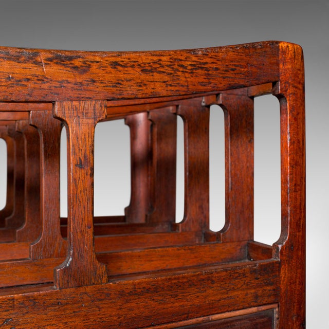 Wood 1820's Antique Low Profile Canterbury For Sale - Image 7 of 9