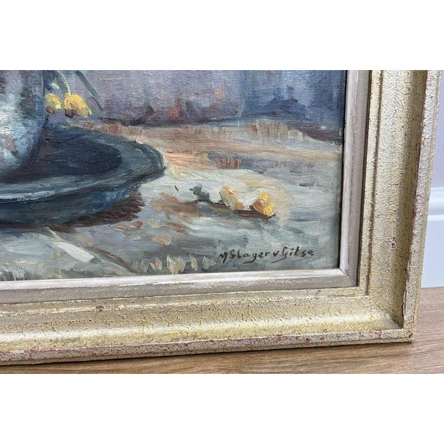 French Artist, Floral Still Life, Oil Painting, Framed For Sale - Image 4 of 14