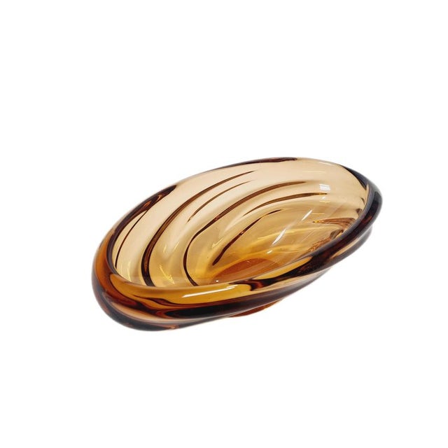 Fruit Bowl attributed to J. Hospodek for Chribska Sklara, Former Czechoslovakia, 1960s For Sale - Image 4 of 11