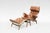Beige Set of Vintage Pernilla Lounge Chair and Ottoman by Bruno Mathsson for Dux, 1969 For Sale - Image 8 of 8