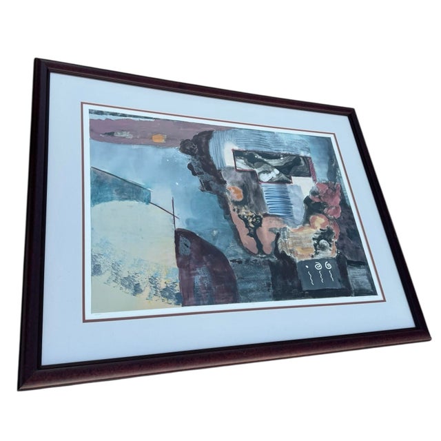 Late 20th Century Late 20th Century Argus Framed & Signed Monoprint by Artist Timothy Chapman For Sale - Image 5 of 13