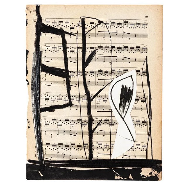 Musical Notes Mixed Media by Tommaso Cascella, 2009 For Sale - Image 3 of 3