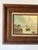 1960s 1960s Vintage Coastal Harbor & Lighthouse Oil Painting on Plywood – Framed For Sale - Image 5 of 13