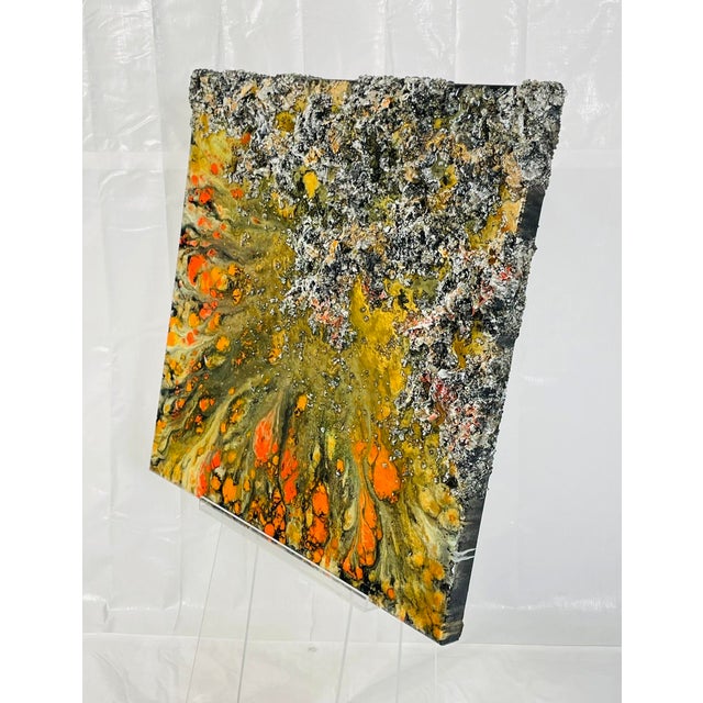 Abstract Victoria Kovalenchikova “The Earth Xlviii” Mixed Media Textural Art For Sale - Image 3 of 18