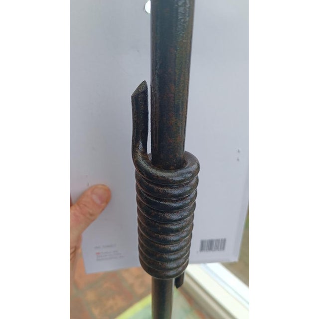 Wrought Iron Floor Lamp, 1940s For Sale - Image 15 of 17