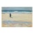 Neutral Vintage Beach Art Print - Coastal Painting by Albert Marquet, 18" X 12" For Sale