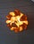 Floral Wall Sconce in Gilded Metal, Italy, 1970s For Sale - Image 6 of 15